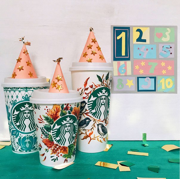 10 лет = 10 городов = 10 сюрпризов  Мы подготовили нечто особенное: каждый день — особенный  для вас. Праздничные стаканчики, новые осенние напитки и приятные сюрпризы ждут вас во всех кофейнях уже завтра. До встречи! #Старбакс10лет