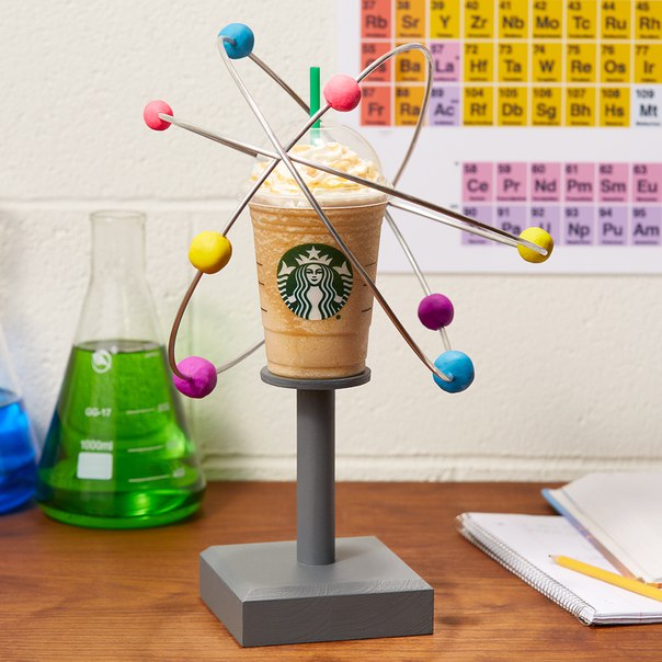 Любовь к Карамельному Фраппуччино чувствуется на молекулярном уровне 