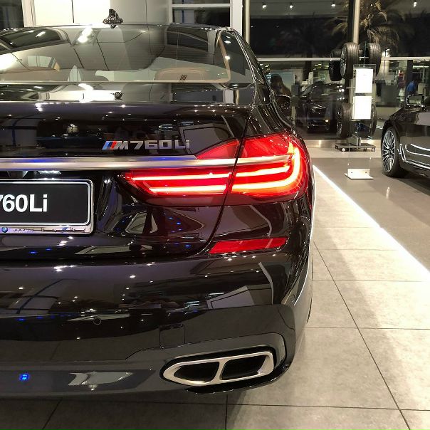 #BMW M760li M sport Ruby Black
