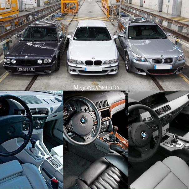 Evolution #BMW M5 :E34 & E39 & E60 
